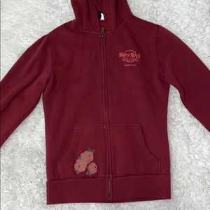 Hard rock zip hoodie